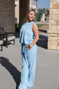 The Aisley Textured Knit Pants