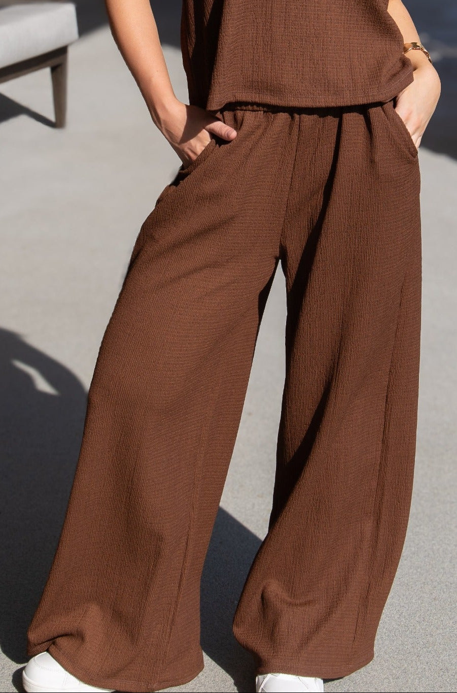 The Oaklee Textured Knit Pants
