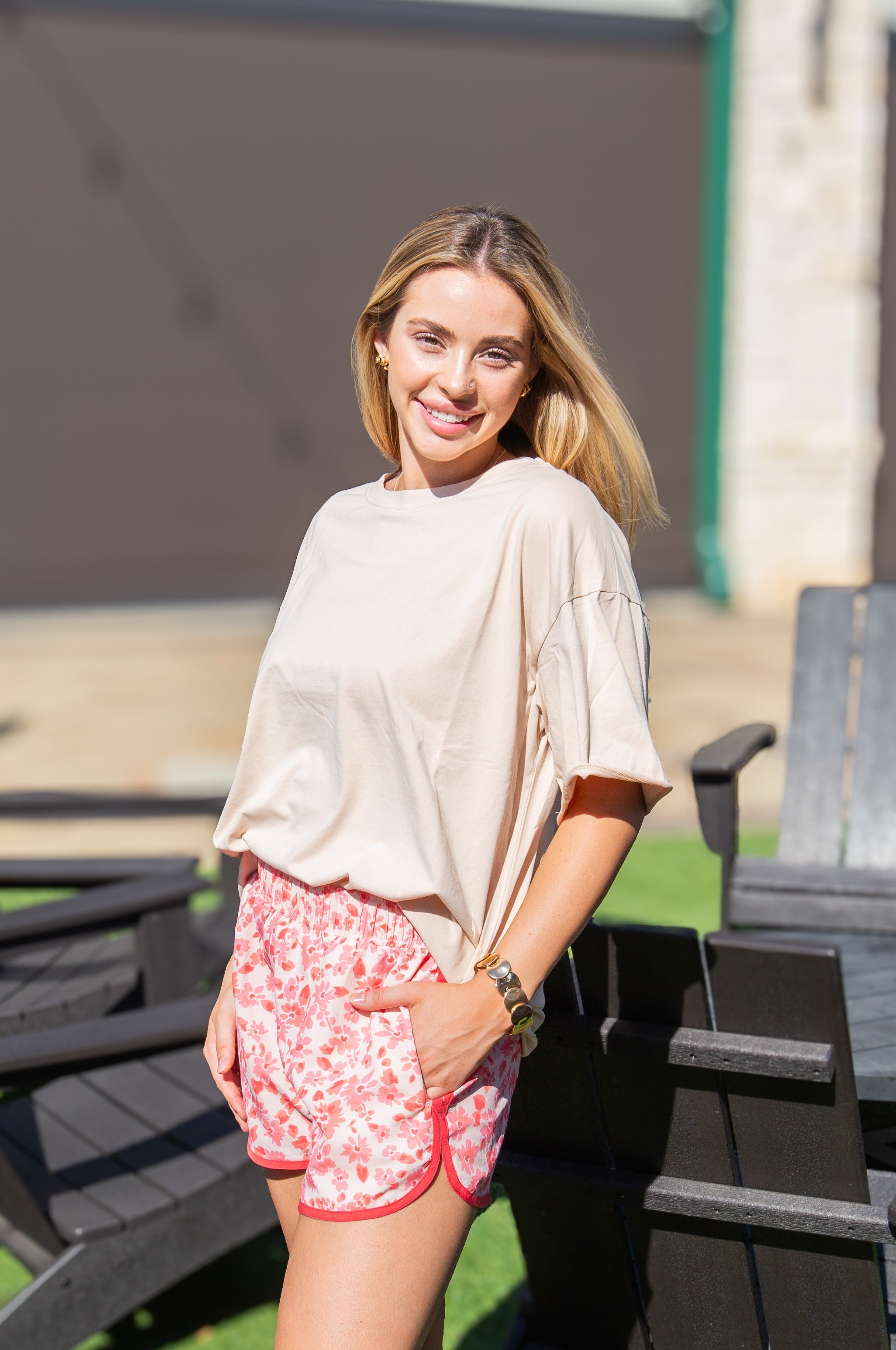 The Poppy Pink Floral Shorts