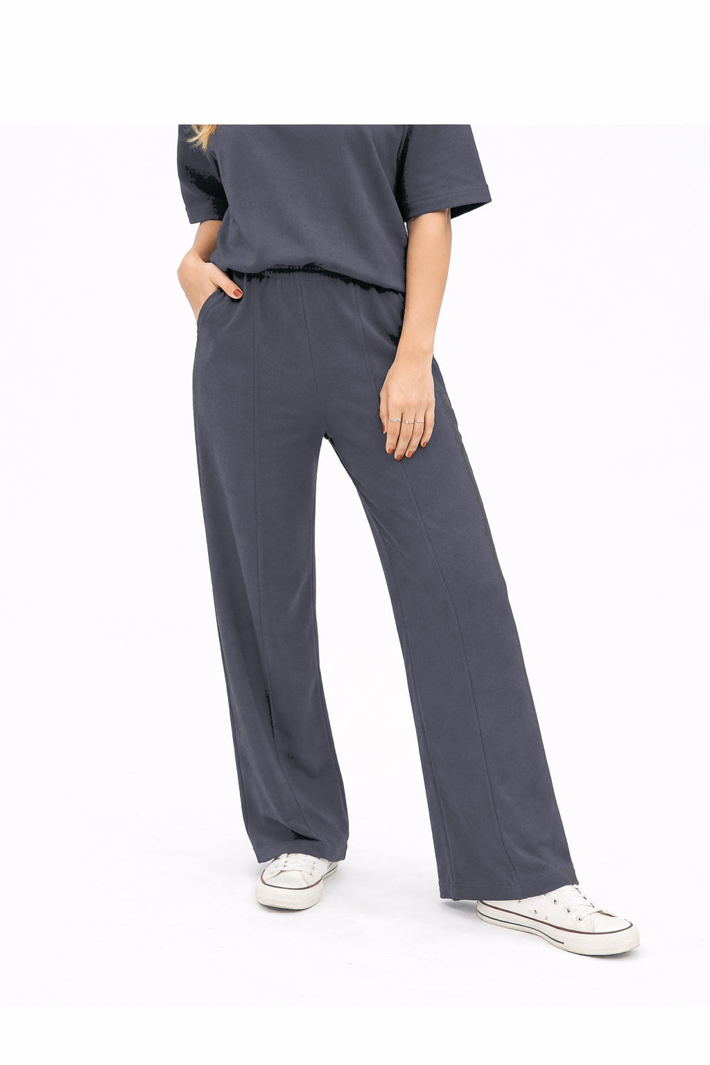 The Waverly Slate Blue Butter Soft Pants