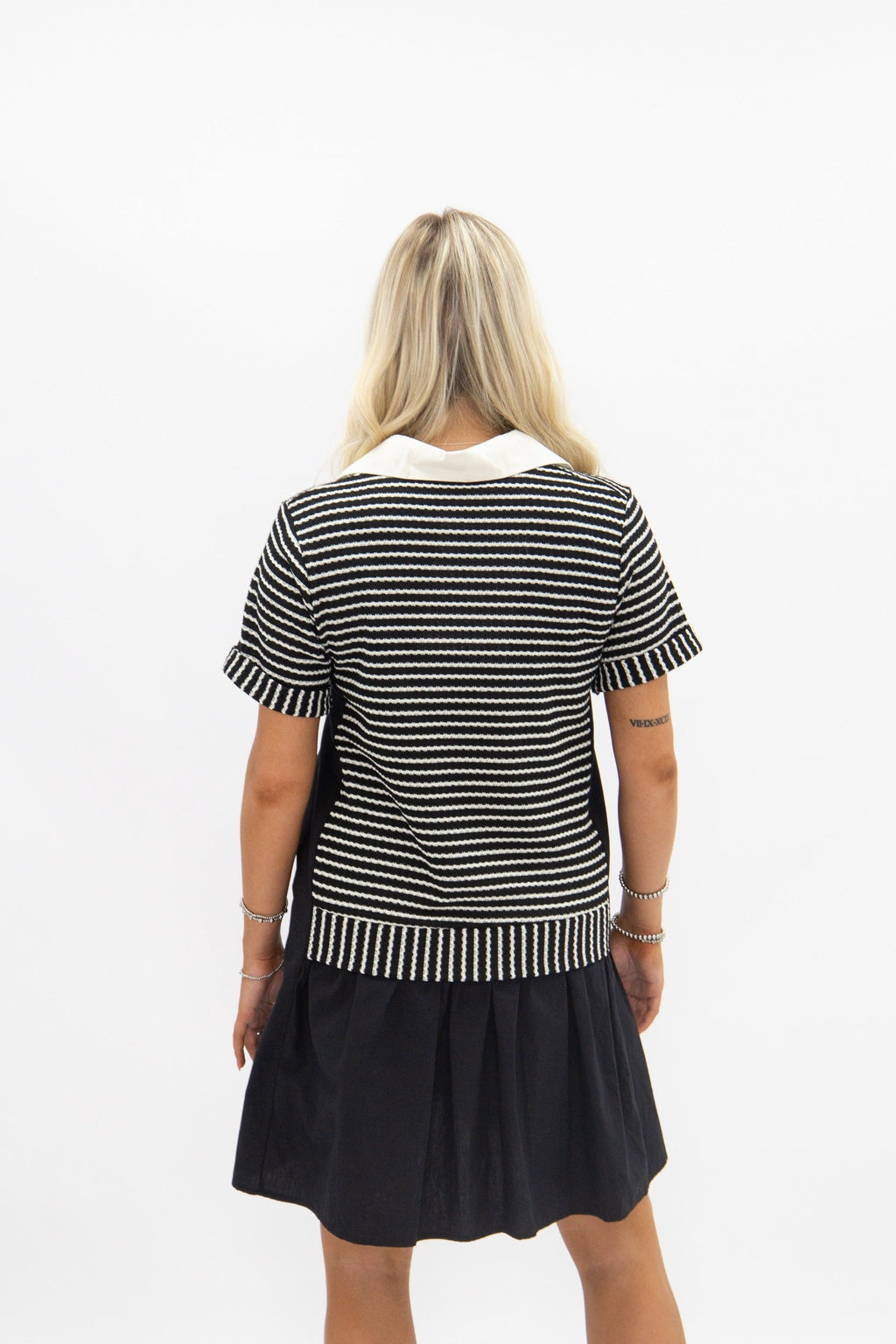 The Blair Striped Polo Dress