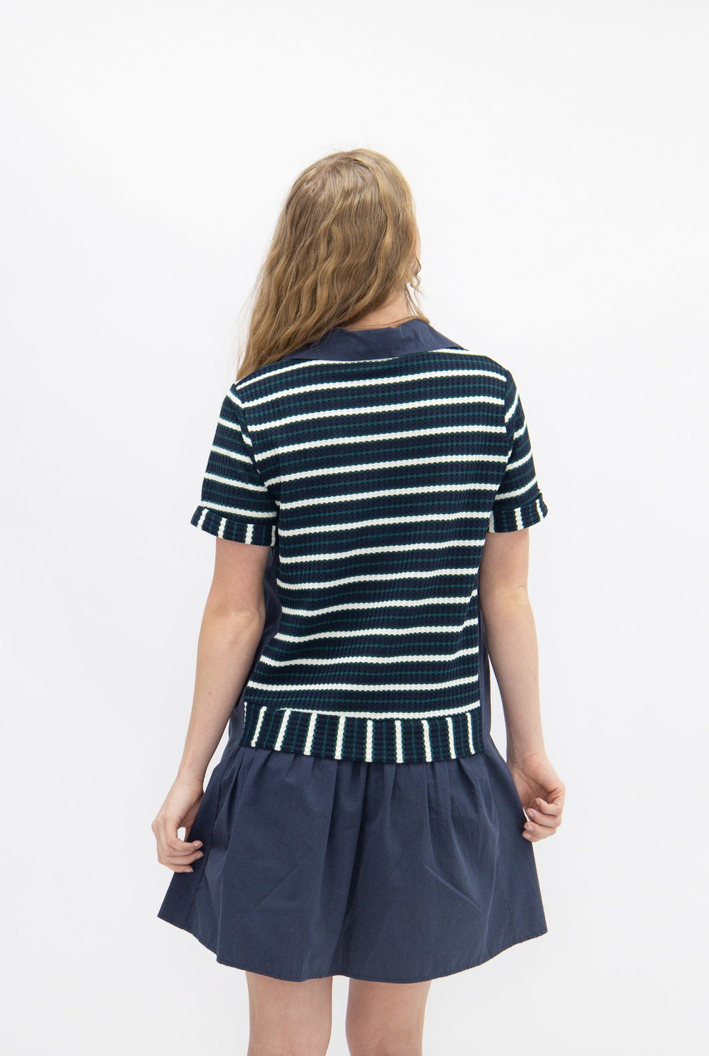 The Collins Striped Polo Dress