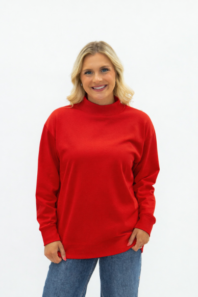 The Ruby Mae Mock Neck Sweatshirt