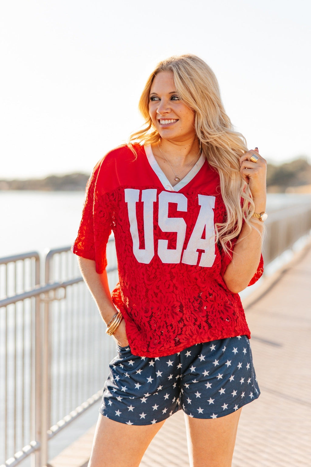 The Red Lace "USA" Jersey