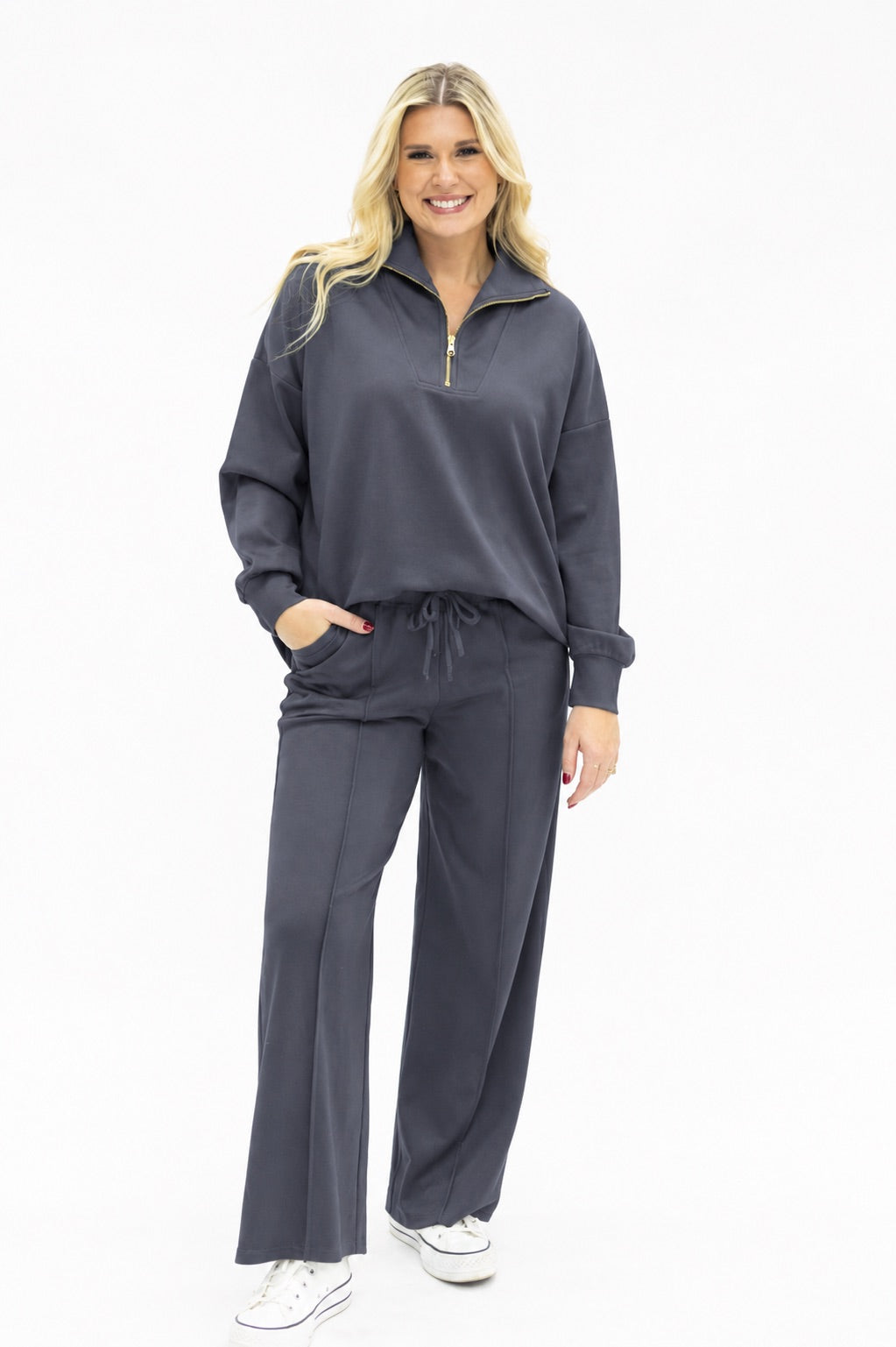 The Quinn Butter Soft Quarter-Zip Top