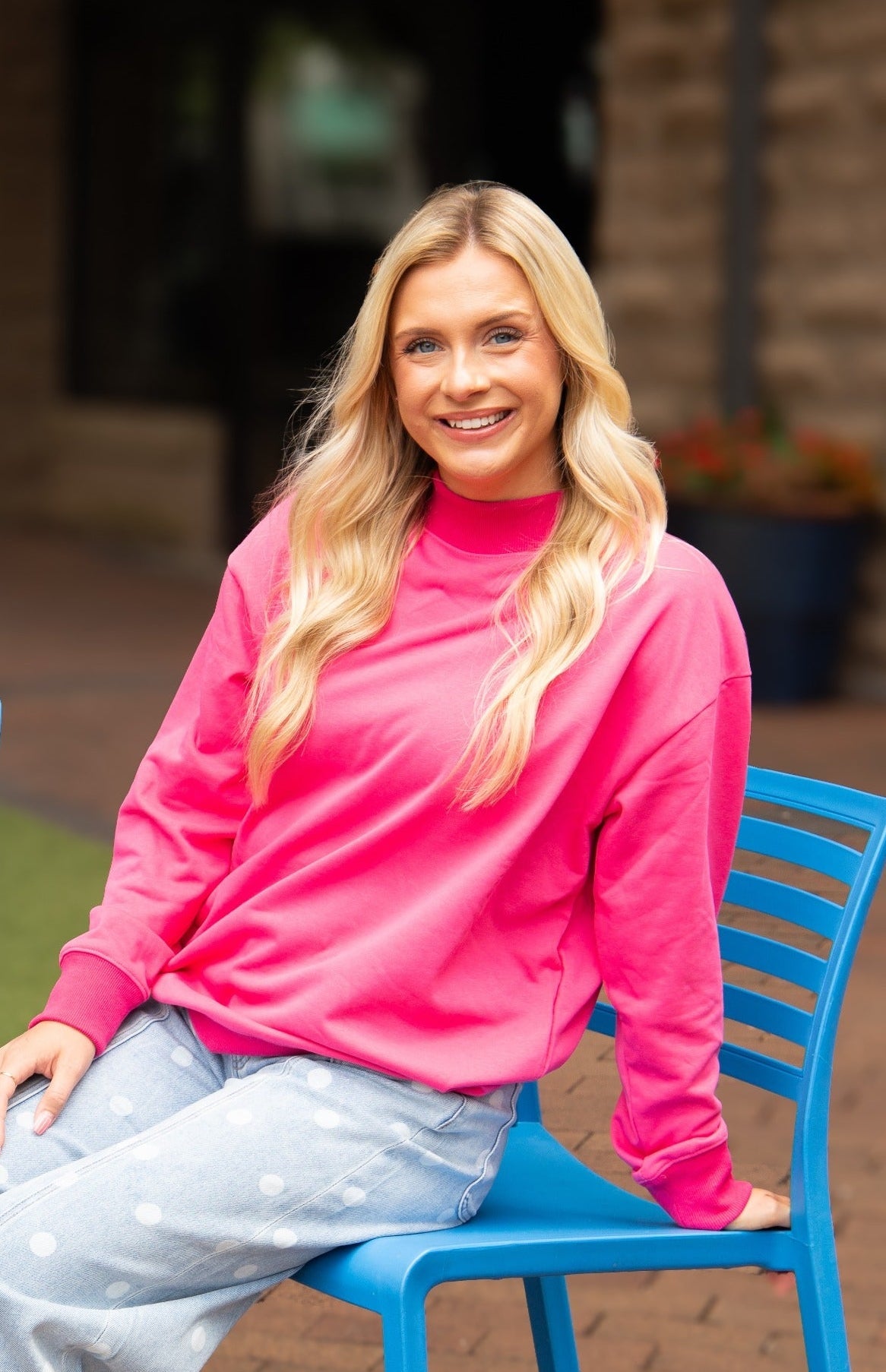 The Brynlee Mock Neck Sweatshirt