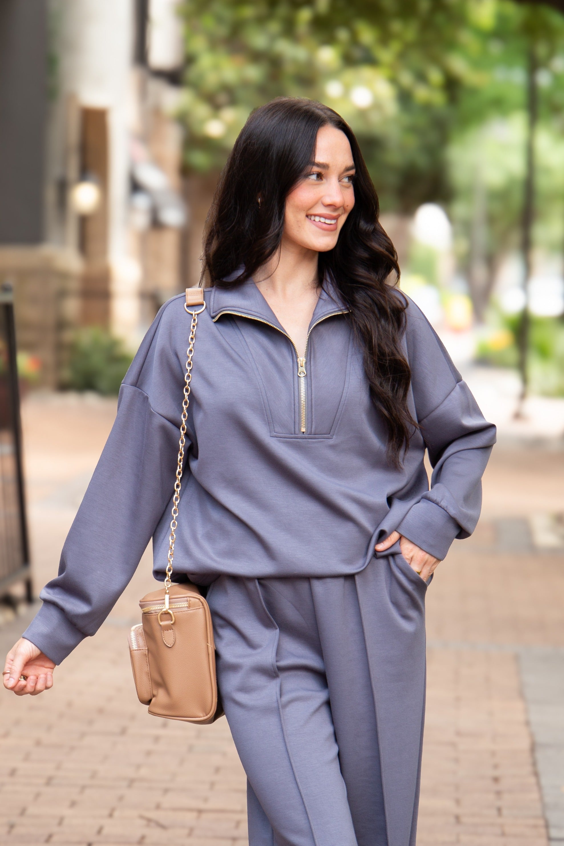 The Quinn Butter Soft Quarter-Zip Top