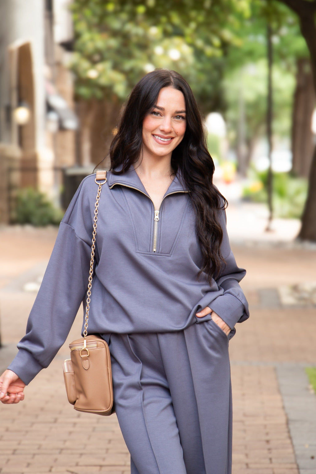 The Quinn Butter Soft Quarter-Zip Top
