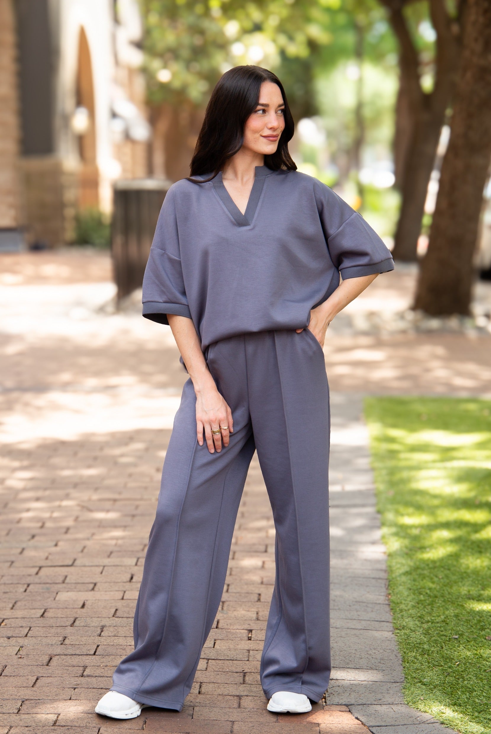 The Quinn Butter Soft V-Neck Top