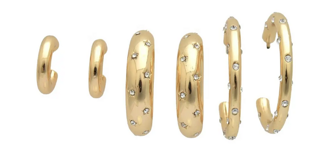 The Sutton Hoop Earring Set