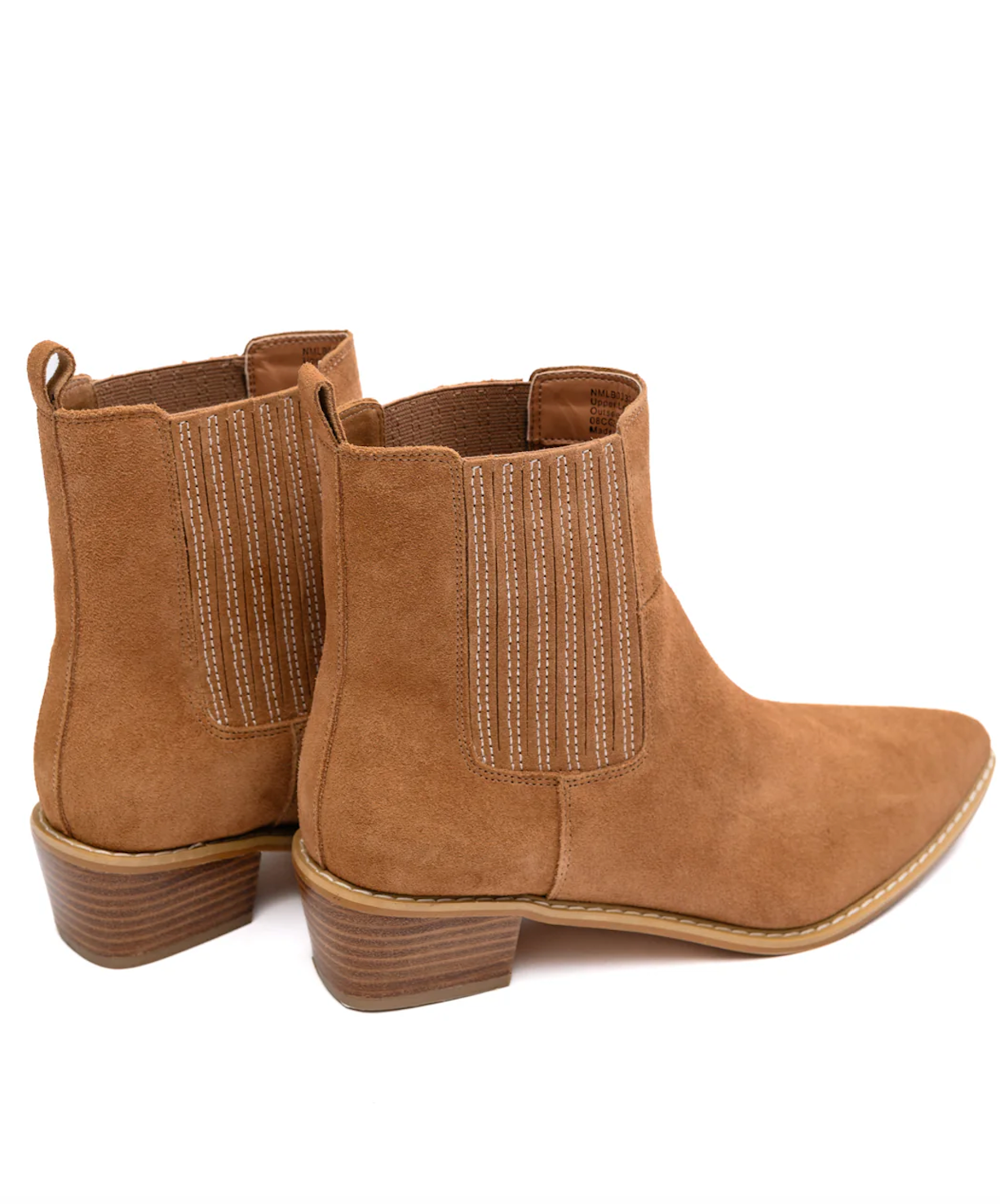The Elsie Suede Ankle Boot in Tan