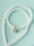 The Simply White Beaded Necklace