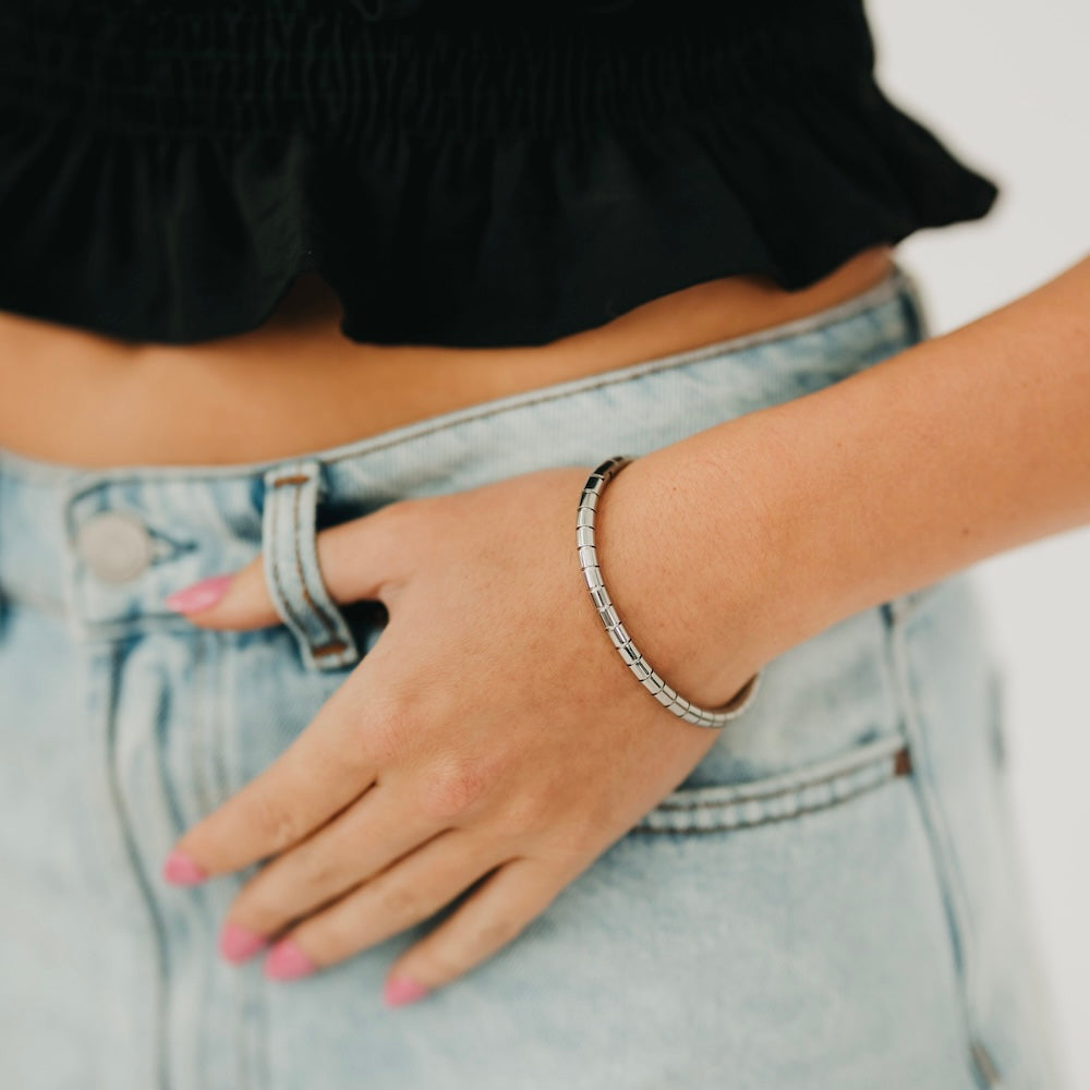The Simone Snake Chain Bracelet - WATERPROOF