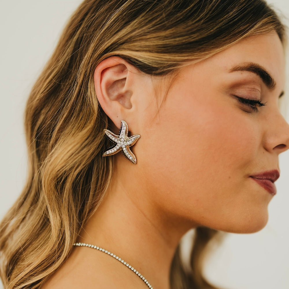 The Starfish Earrings - WATERPROOF