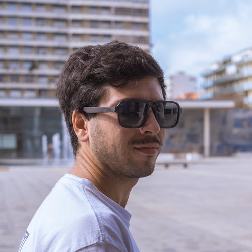 Flyer | Vintage Black | Wooden Sunglasses
