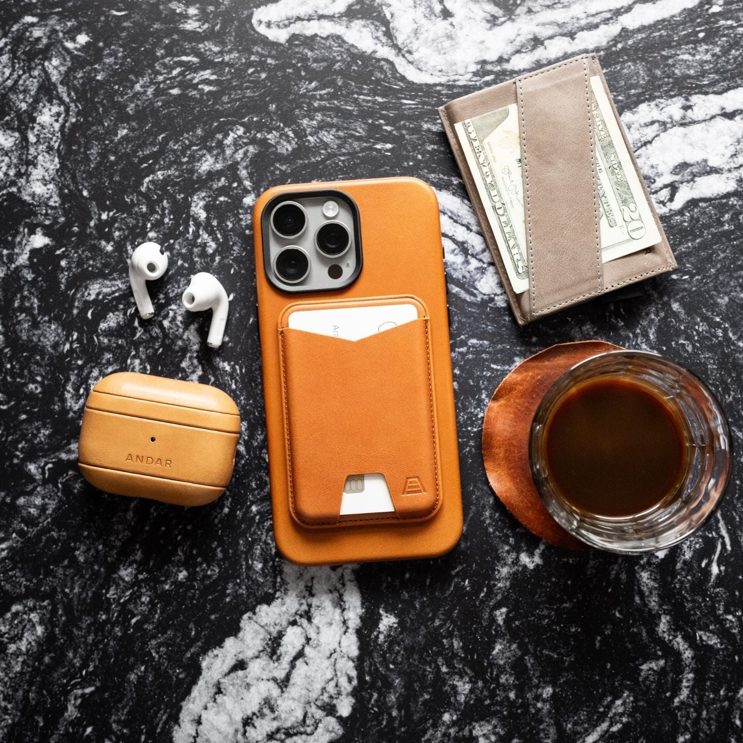 The Mag Leather Phone Wallet