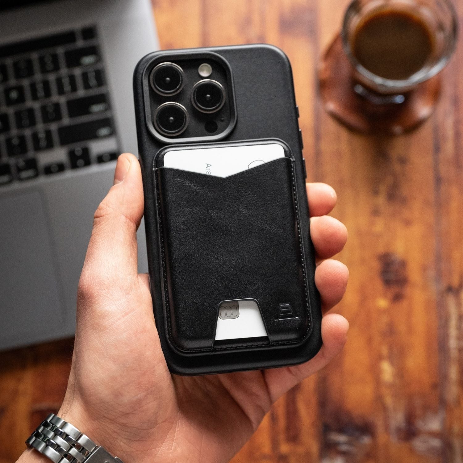 The Mag Leather Phone Wallet