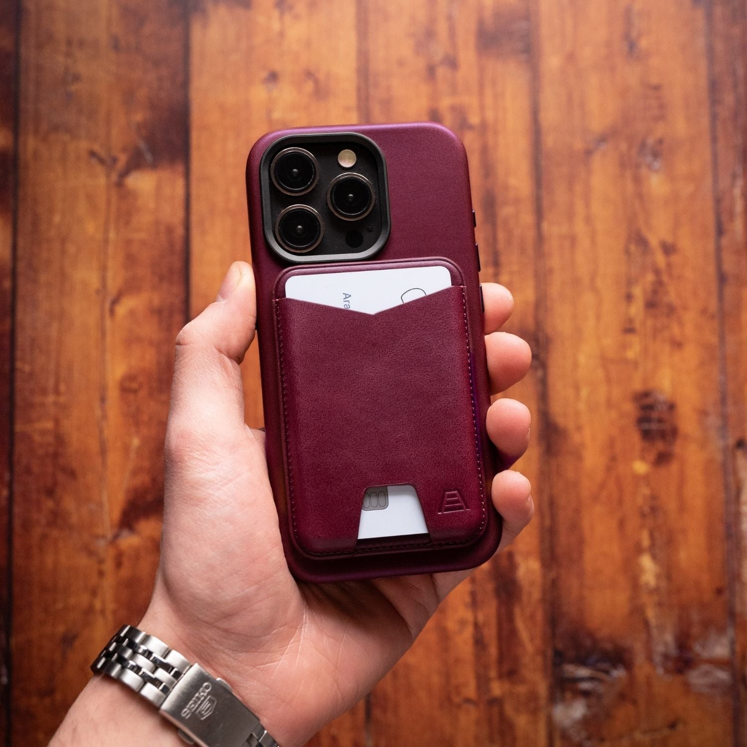 The Mag Leather Phone Wallet