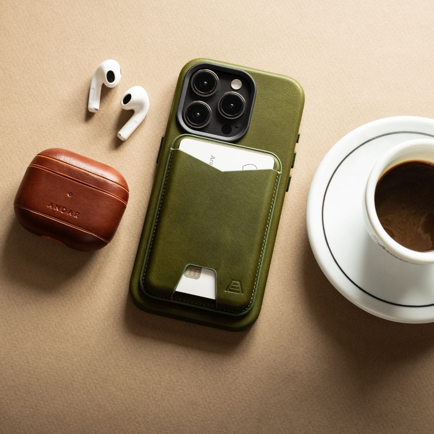 The Mag Leather Phone Wallet