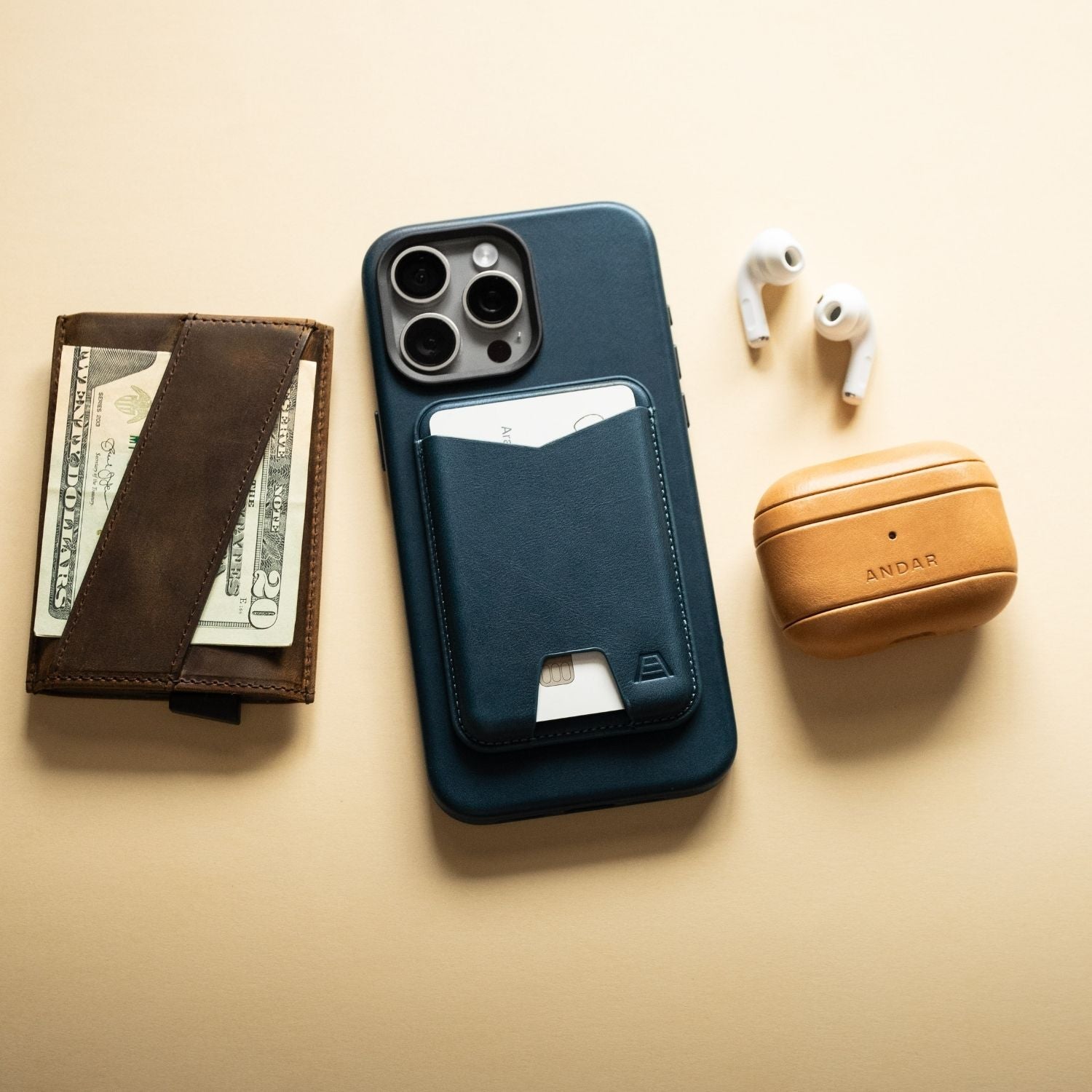 The Mag Leather Phone Wallet