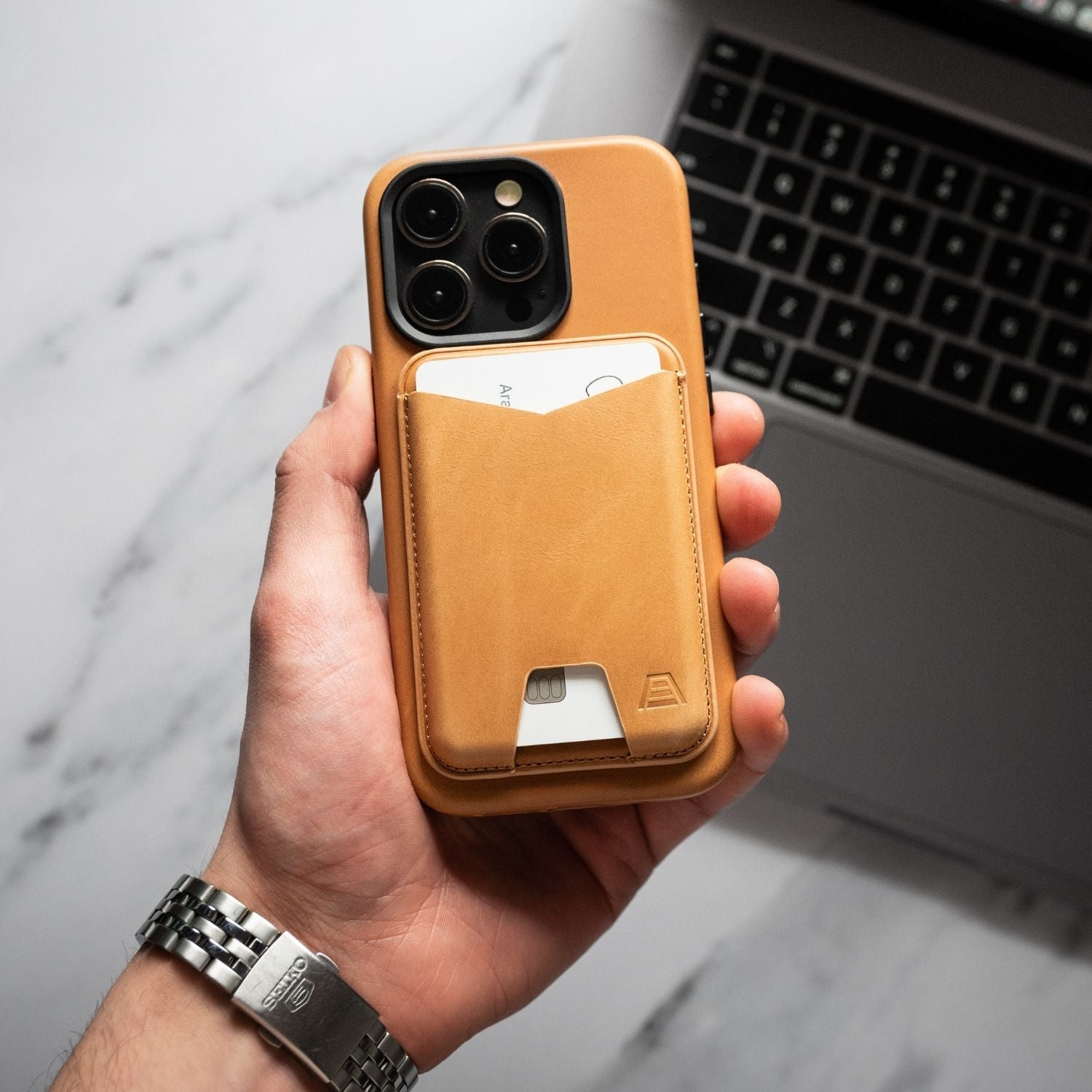 The Mag Leather Phone Wallet