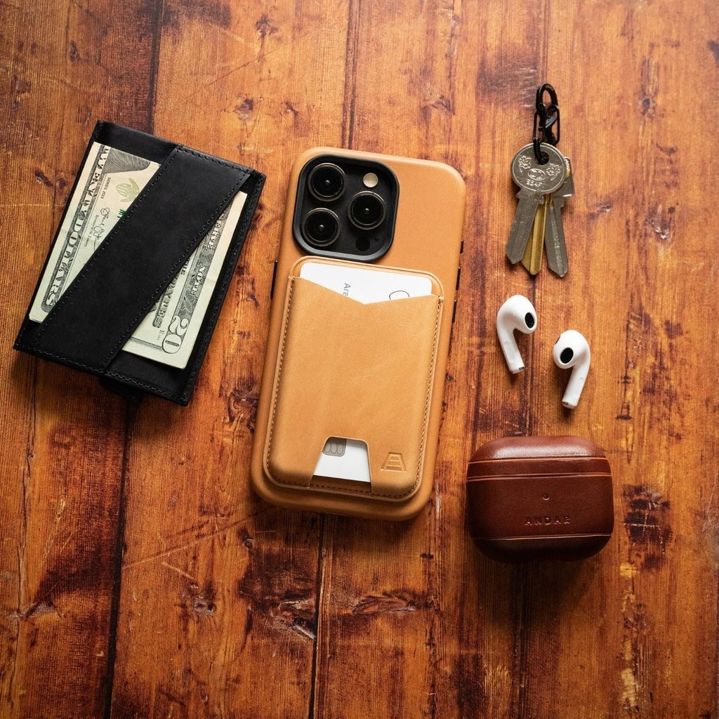 The Mag Leather Phone Wallet