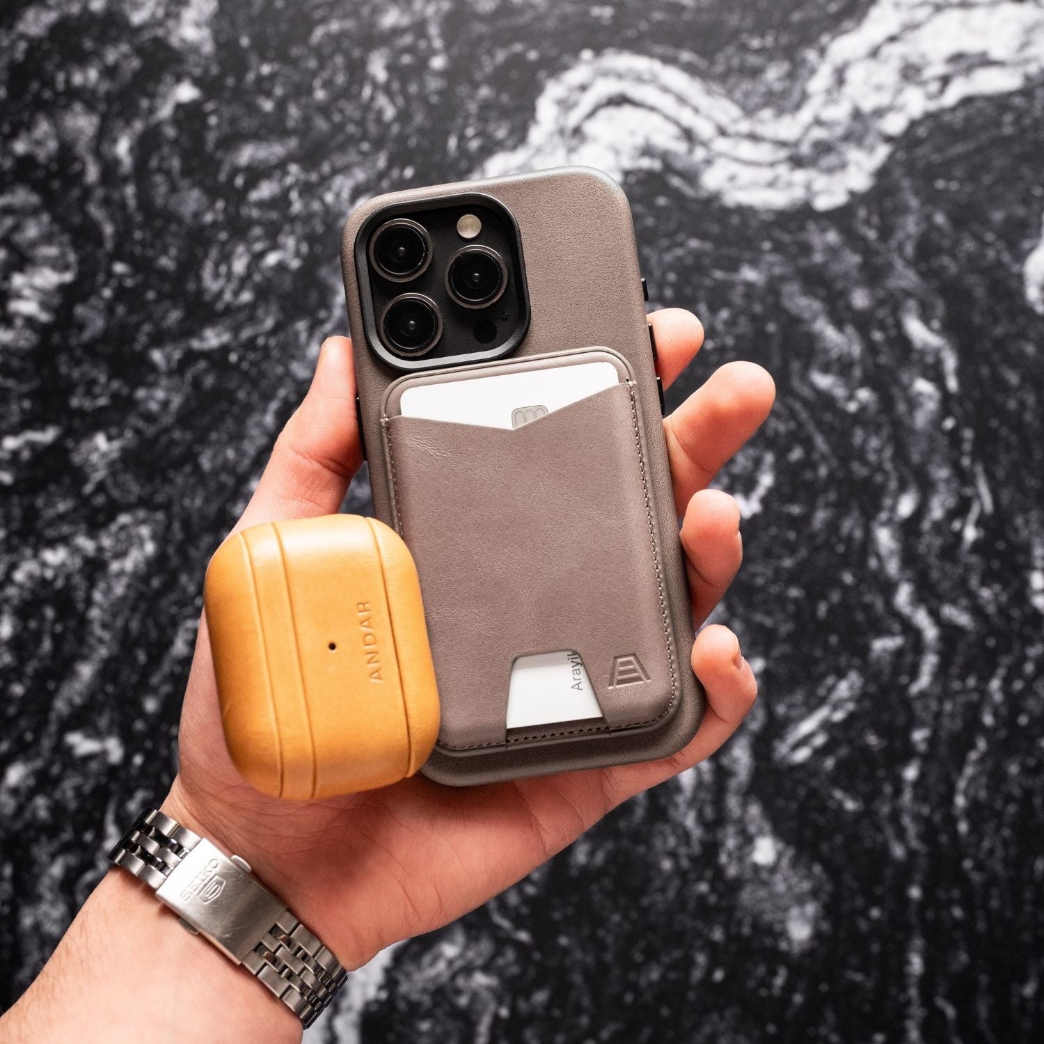 The Mag Leather Phone Wallet