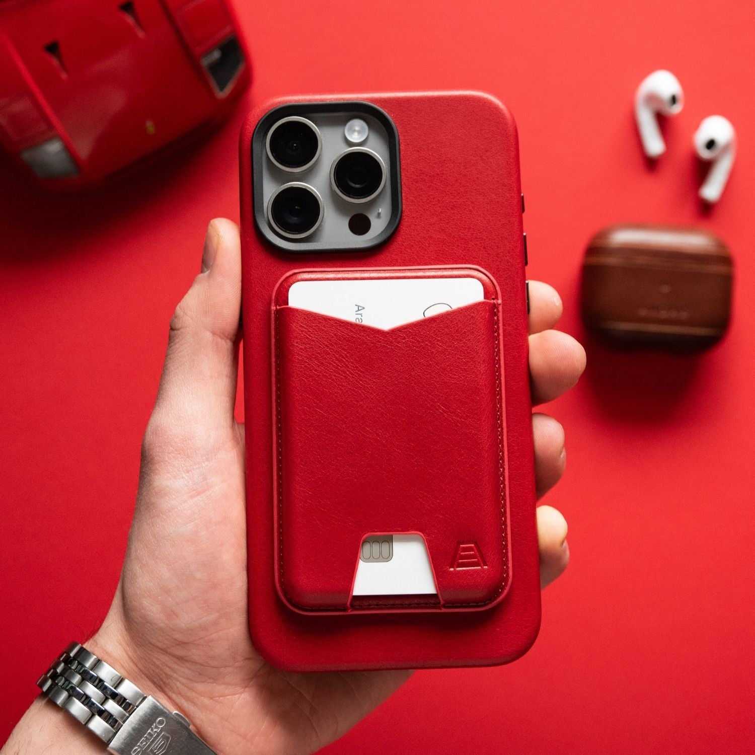 The Mag Leather Phone Wallet