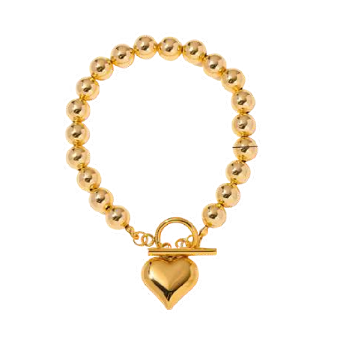 The Haddie Heart of Gold Bracelet