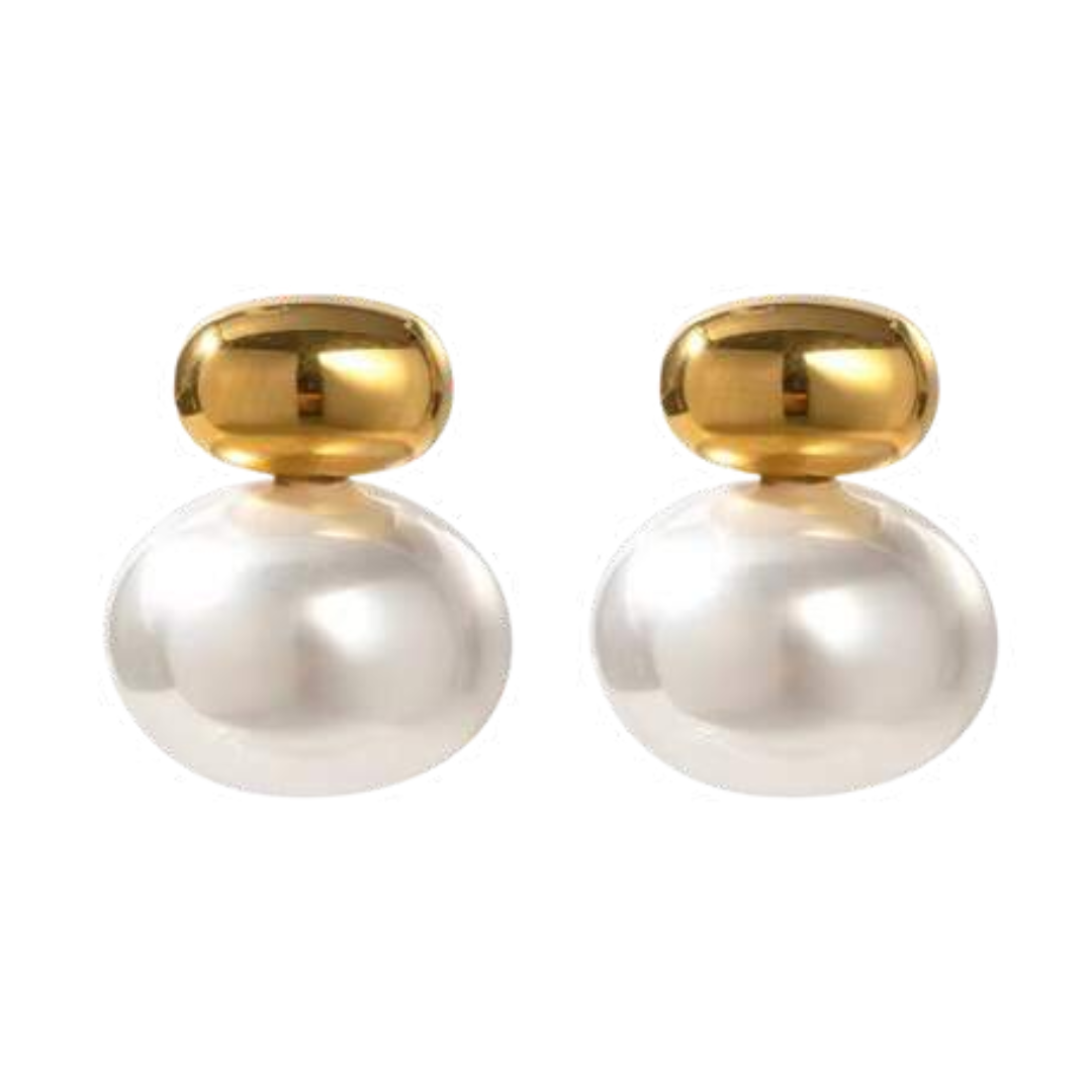 The Lila Drop Pearl Earrings