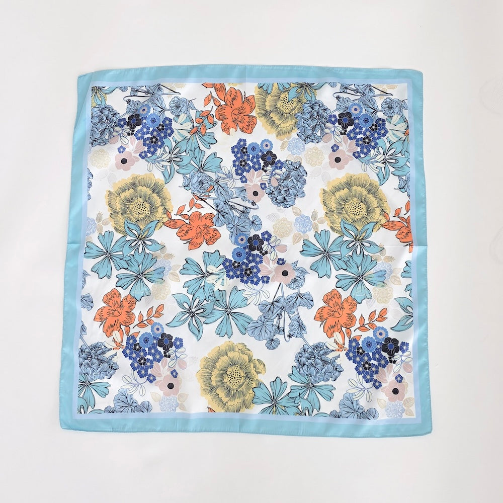The Vera Floral Square Scarf