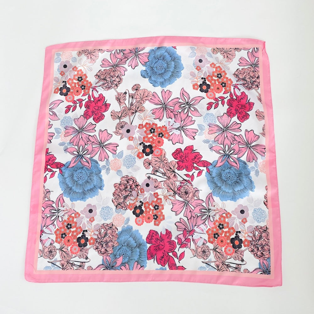 The Vera Floral Square Scarf