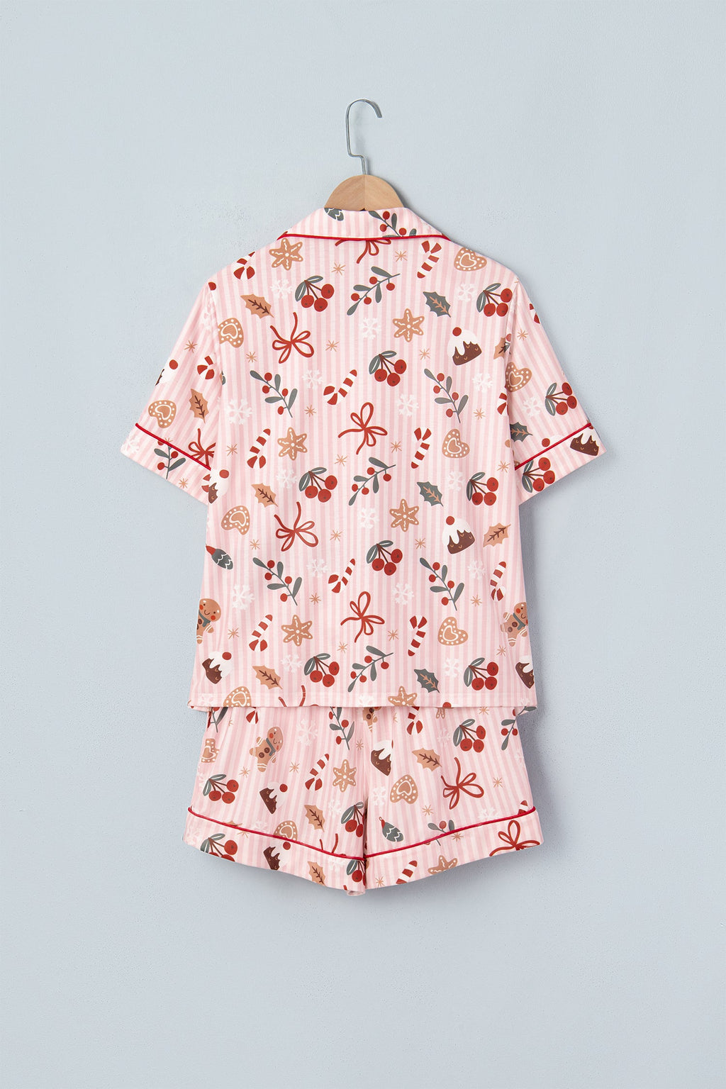 The Christmas Sweets Striped Pajama Set