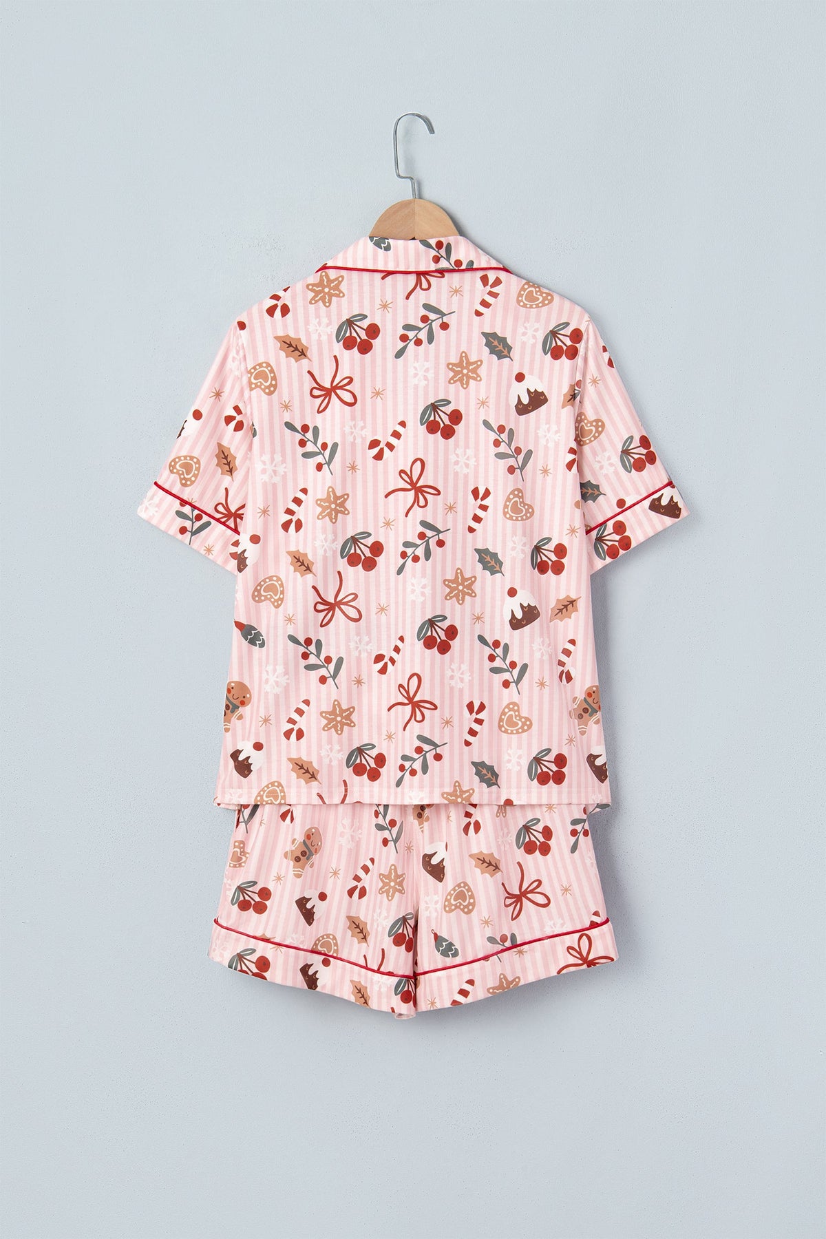 The Christmas Sweets Striped Pajama Set