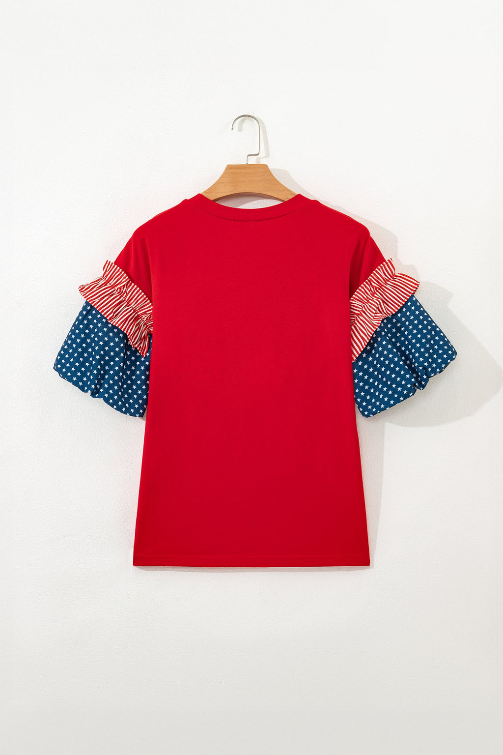 The Avery Patriotic Puff Sleeve Top