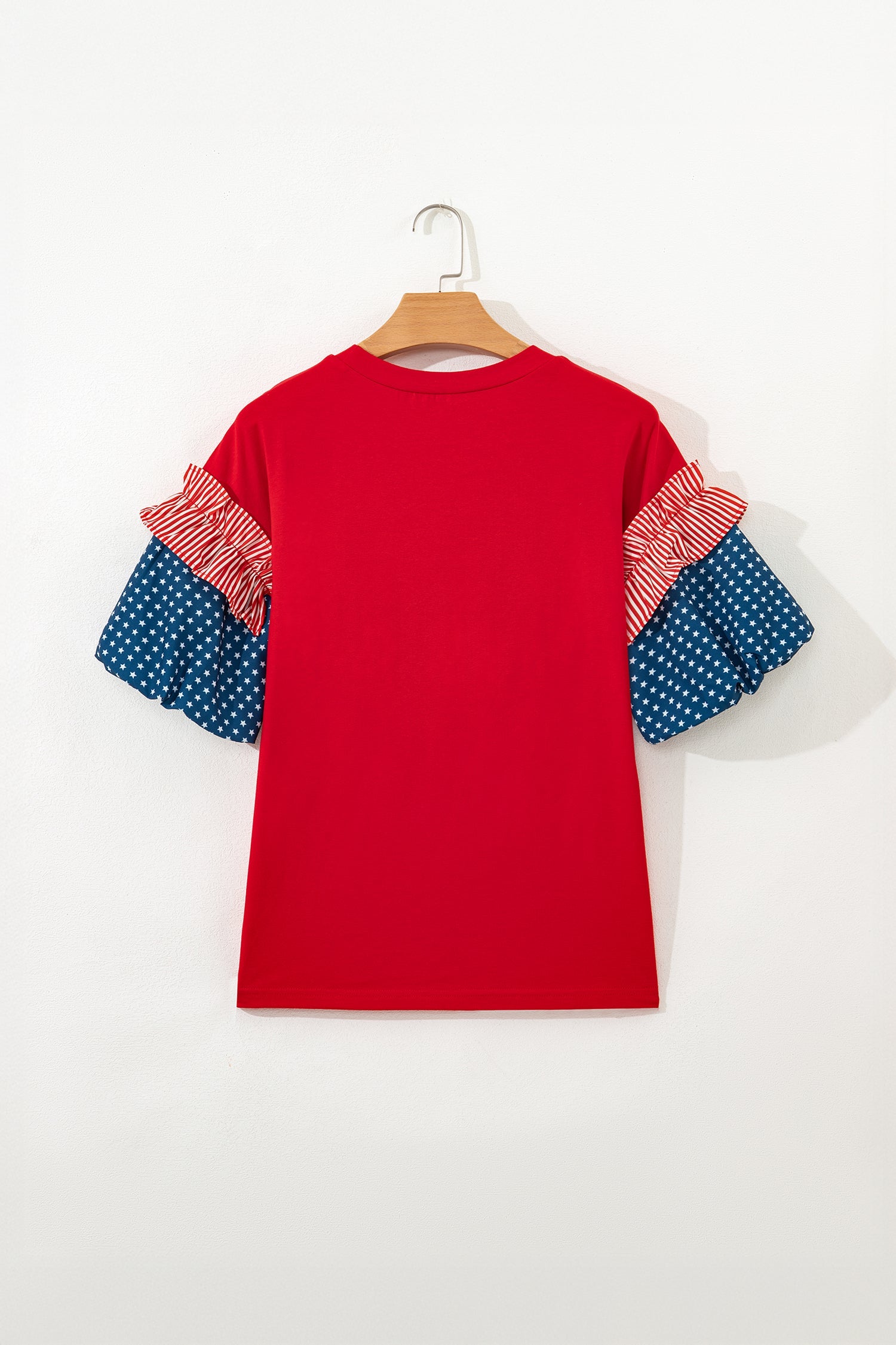 The Avery Patriotic Puff Sleeve Top