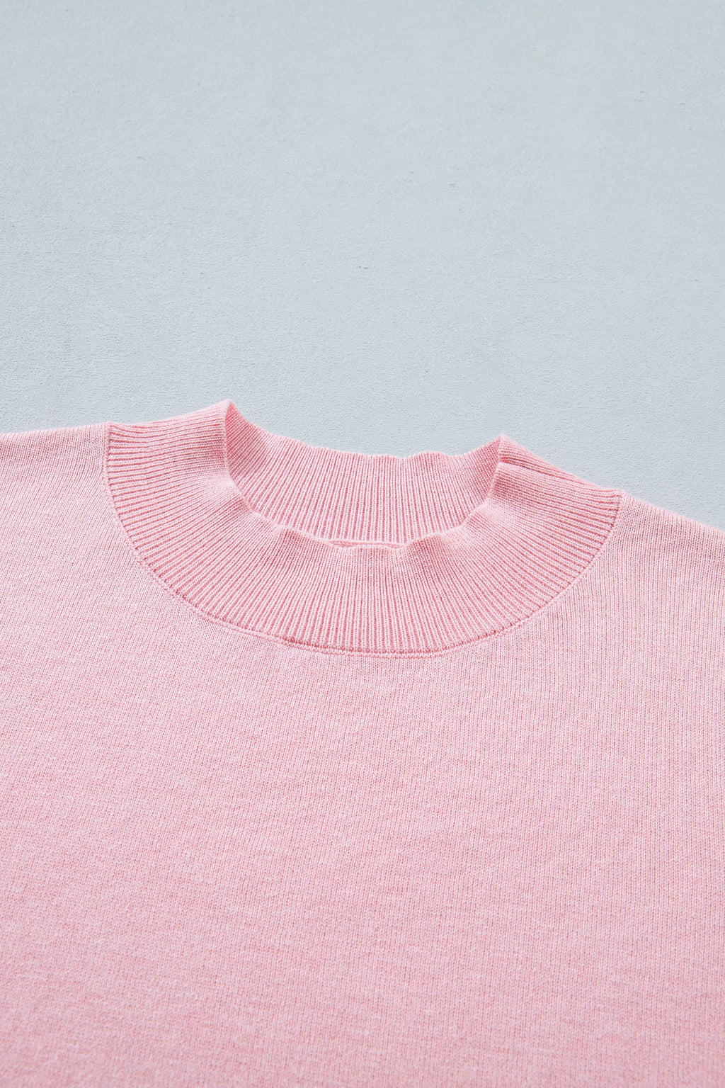 The Lakelyn Wavy Trim Short Sleeve Sweater