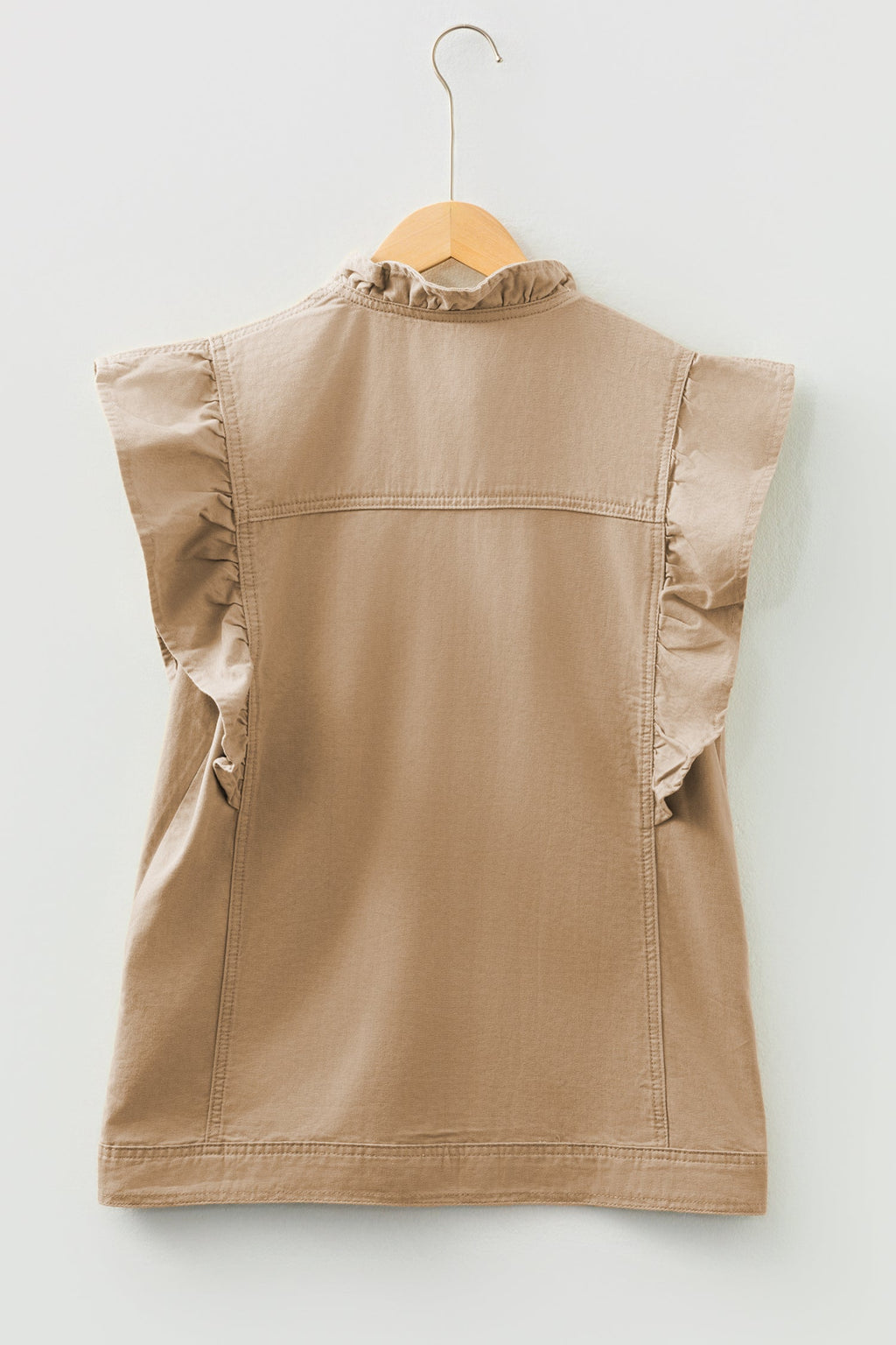 The Oakley Ruffle Sleeve Vest