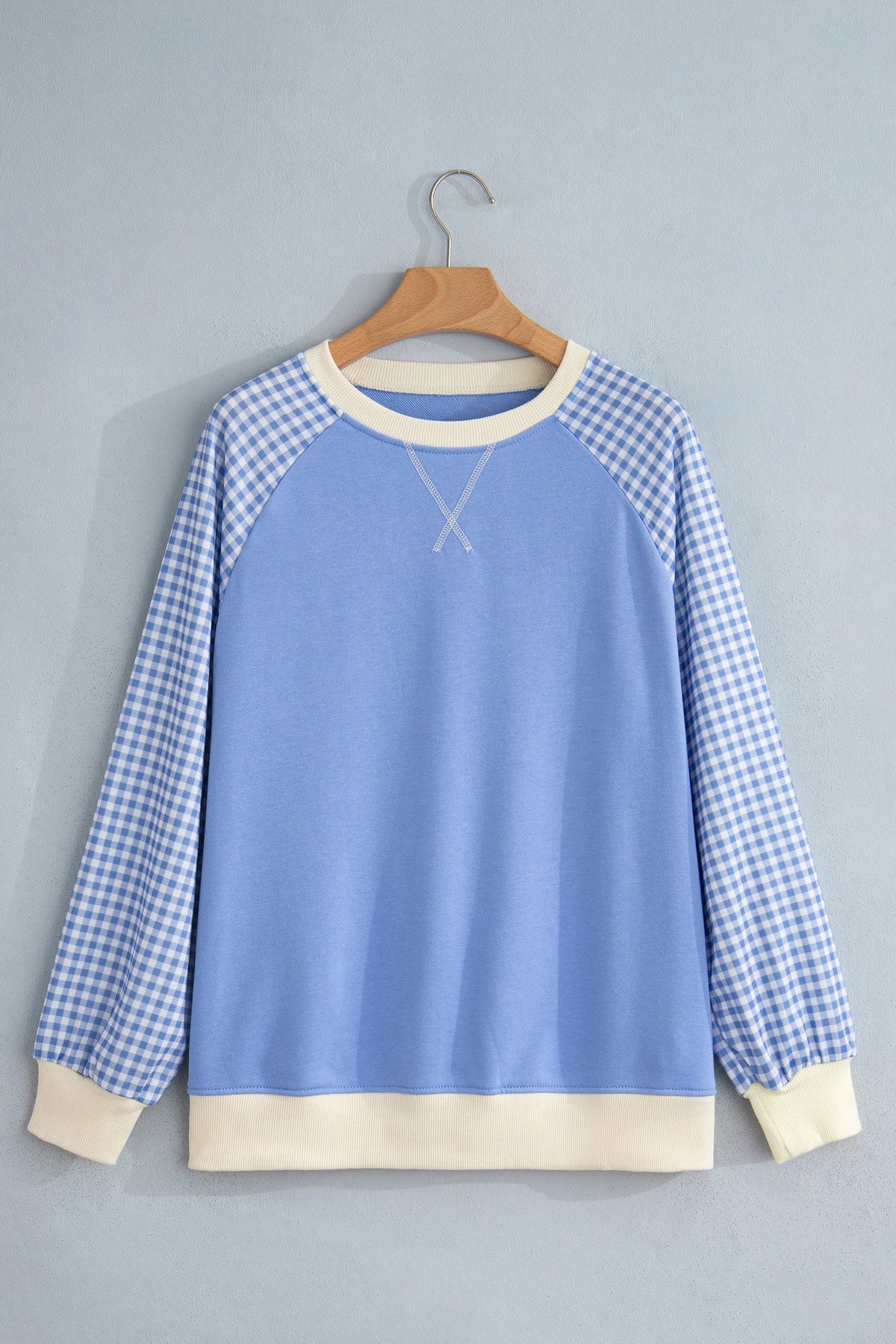 The Lizzie Gingham Sweatshirt