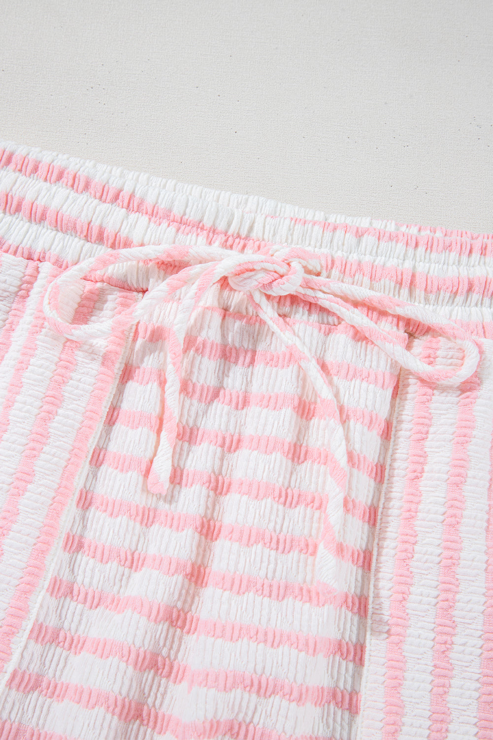 The Saylor Mae Stripe Knitted Shorts Set