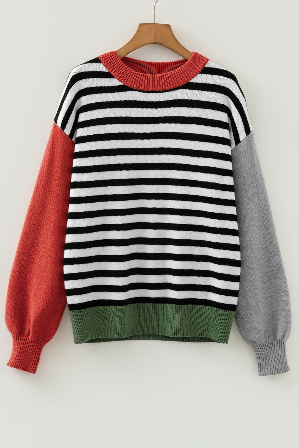 The Collins Colorblock Stripe Sweater