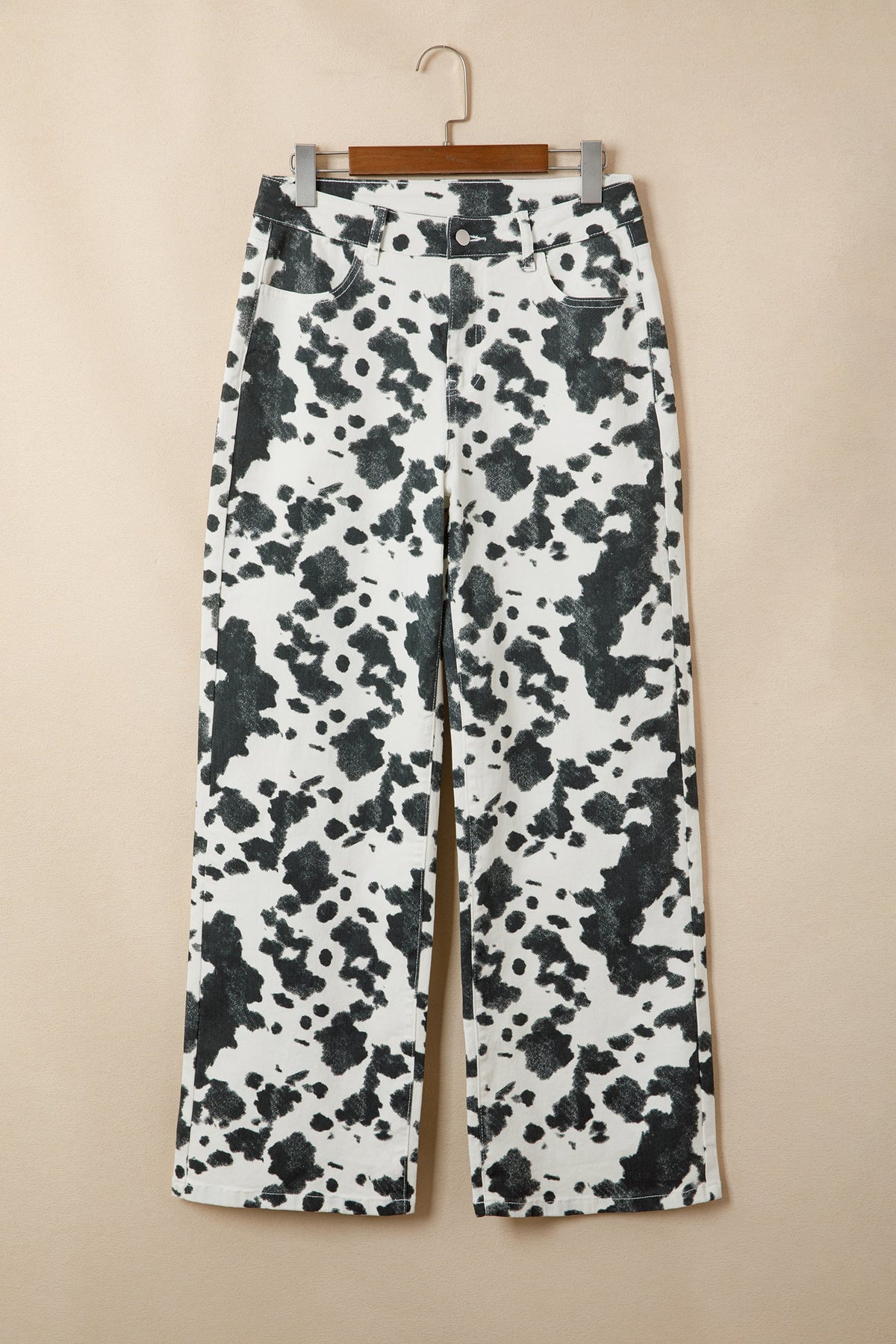 The Willa Rose Cow Print Jeans