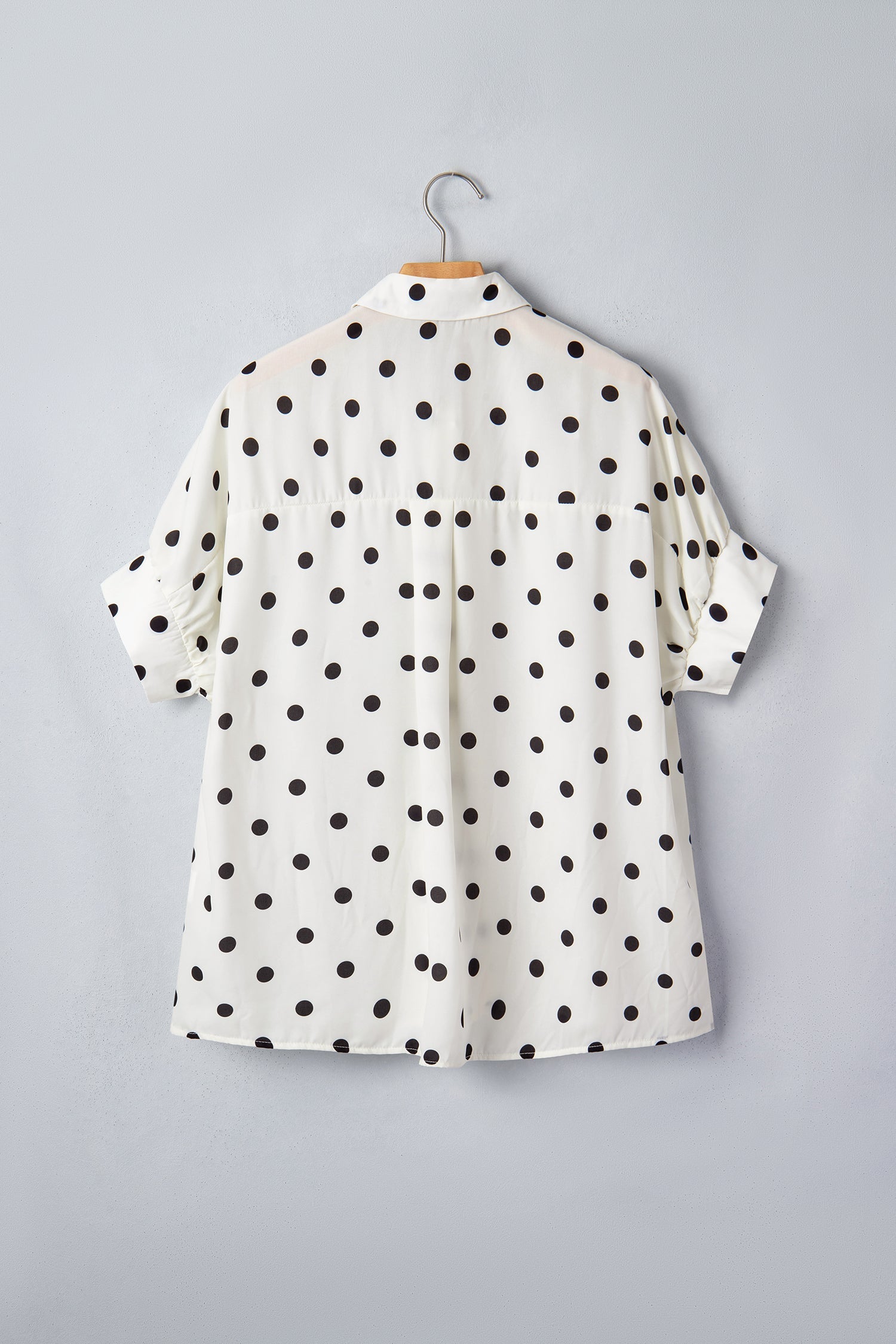 The Emma Polka Dot Buttoned Shirt