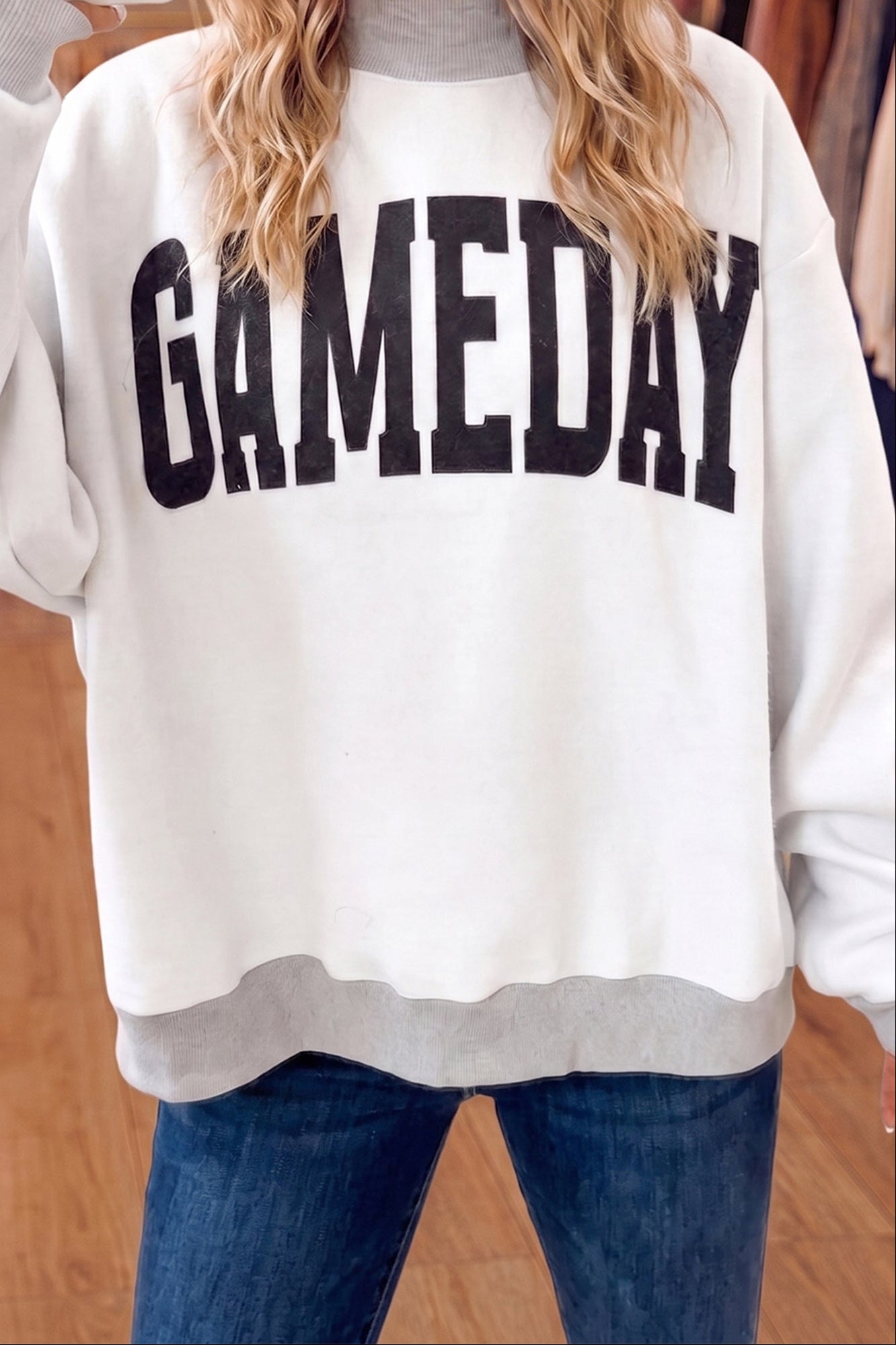The GiGi GAMEDAY/ FOOTBALL Reversible Sweatshirt