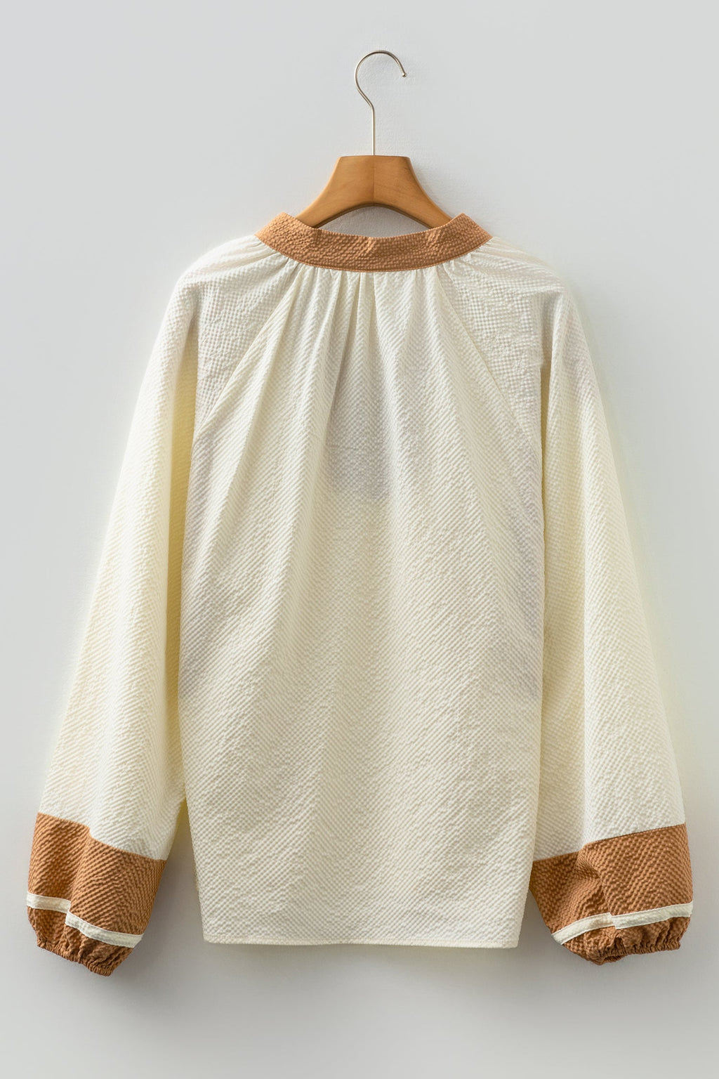 The Birdie Colorblock V-Neck Blouse