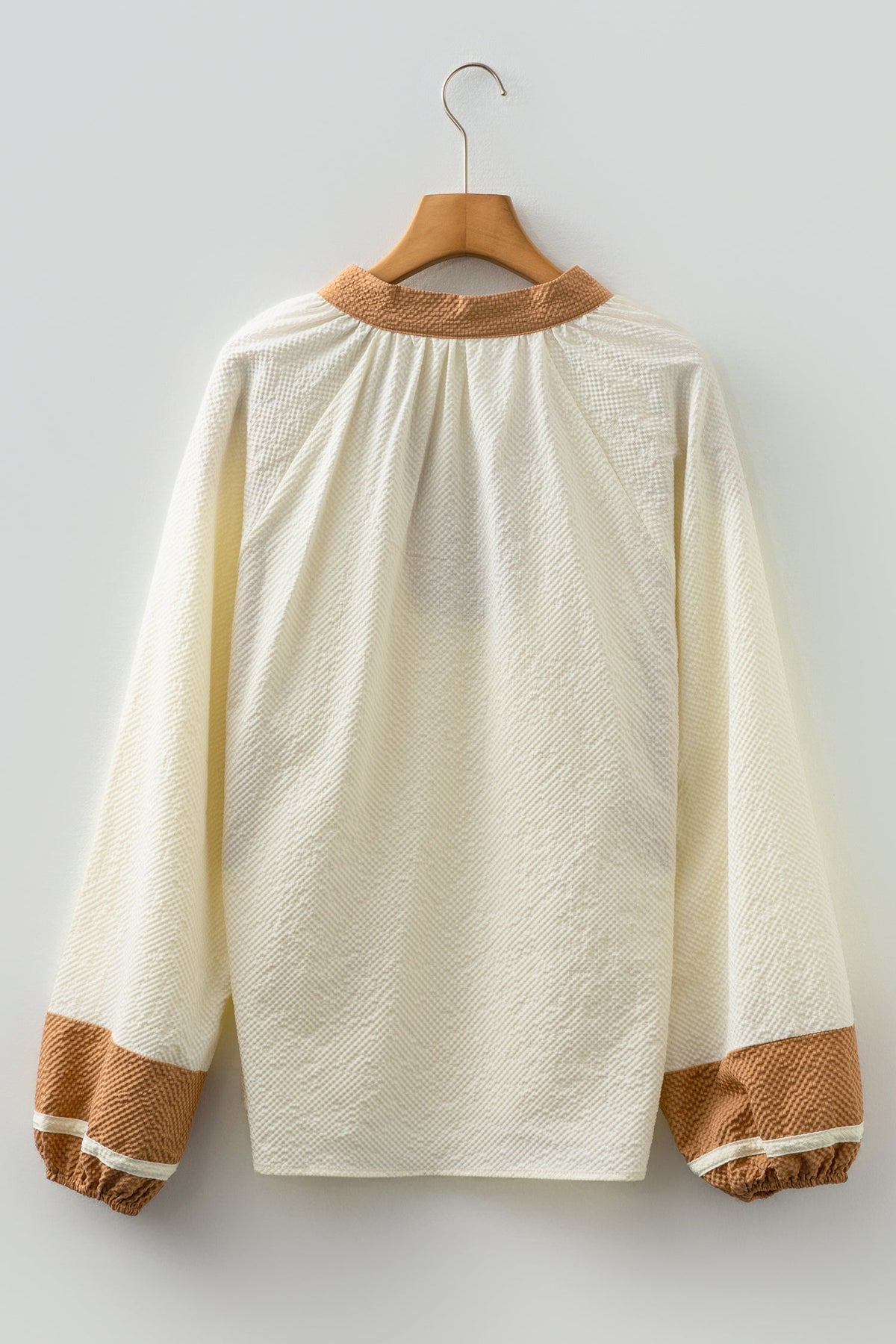 The Birdie Colorblock V-Neck Blouse