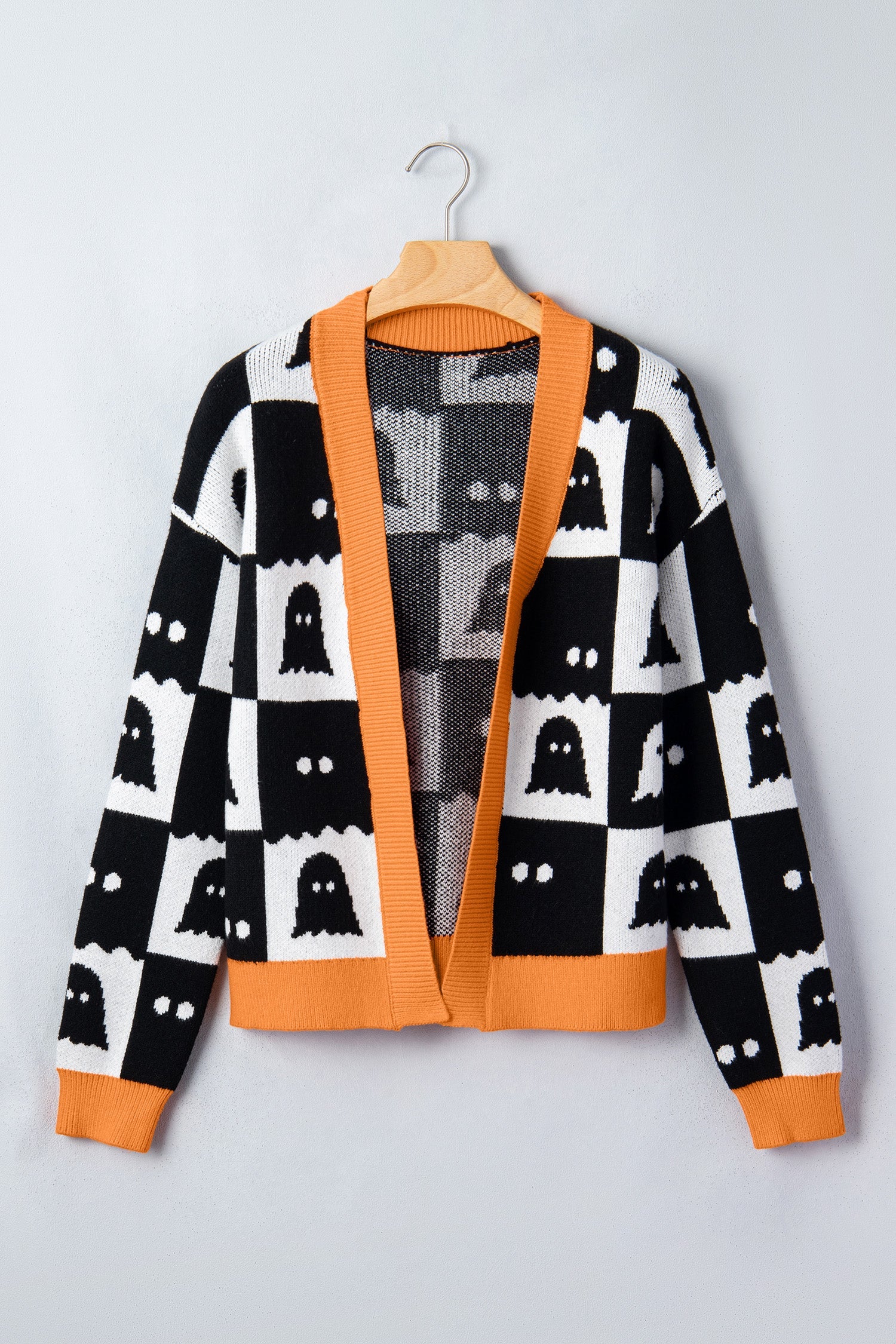 The Hattie Halloween Ghost Knit Cardigan