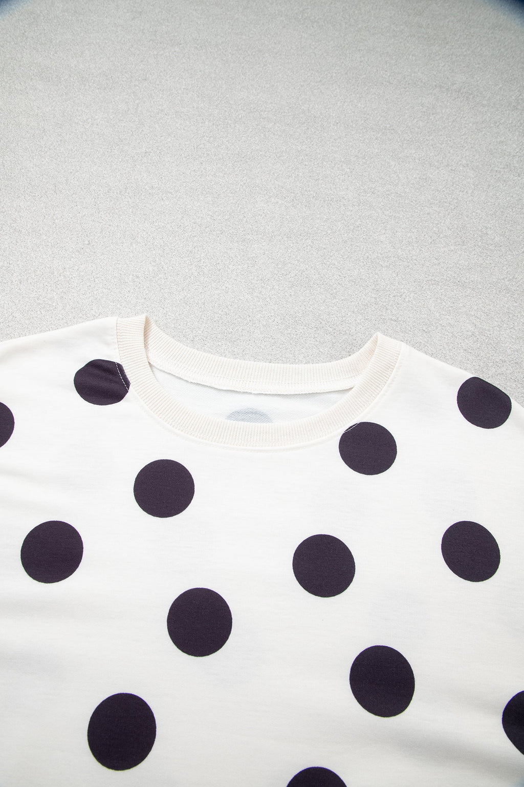 The Daisy Mae Polka Dot Sweatshirt