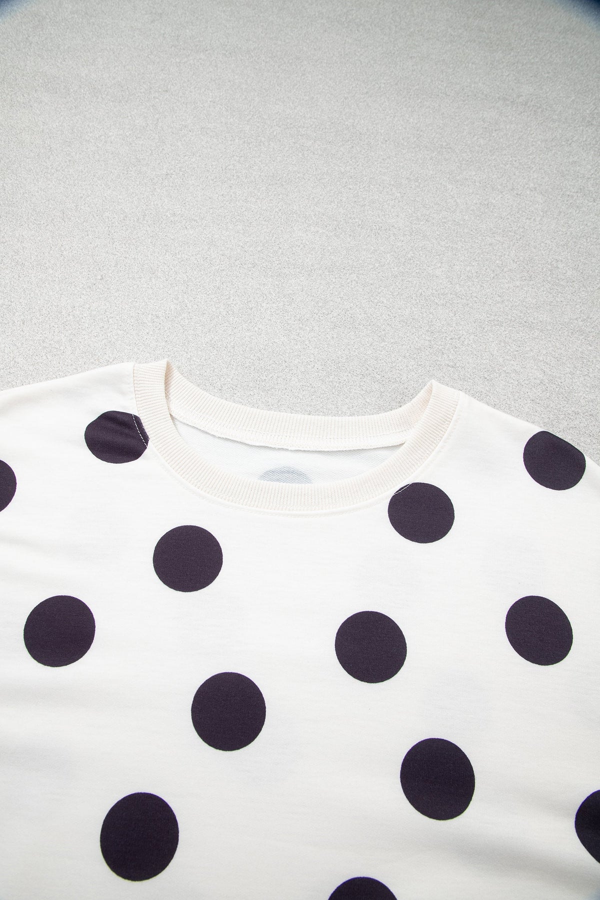 The Daisy Mae Polka Dot Sweatshirt