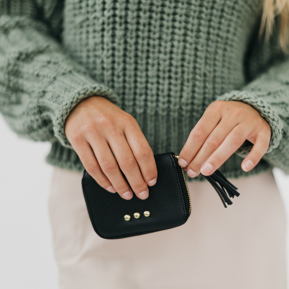 The Ava Accordion Zip Around Wallet